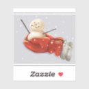 Search for winter mittens stickers Red