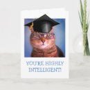 Search for cat graduate cards Animals