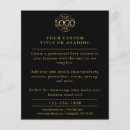 Search for black and gold flyers Professional