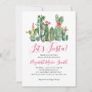 Search for floral fiesta bridal shower invitations Cactus