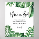 Search for mimosa bar signs Watercolor