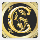 Search for letter c wedding stickers Initial