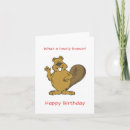 Search for beaver birthday cards Funny