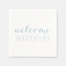 Search for welcome napkins Simple