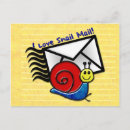 Search for love snails postcards Cute
