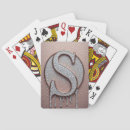 Search for steel playing cards Monogrammed