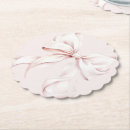 Search for bridal shower coasters Blush pink