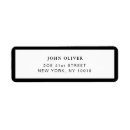 Search for black return address labels Professional