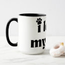 Search for paw prints on my heart mugs Puppy