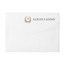 Search for pink orange return address labels Floral
