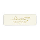 Search for ivory gold return address labels Chic