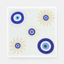 Search for evil eye napkins Blue