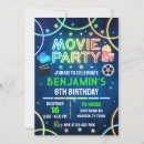 Search for theatre birthday invitations Backyard movie night