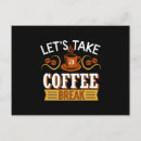 Search for coffee break postcards Caffeine
