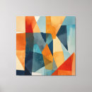 Search for blue orange canvas prints Modern