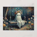 Search for vintage autumn painting postcards Halloween