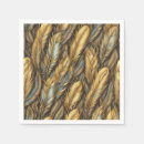 Search for feather napkins Gold