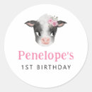 Search for cute pink cow stickers Country