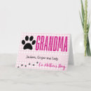 Search for dog and cat mothers day cards Pink