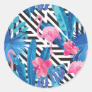 Search for flamingo pattern stickers Tropical