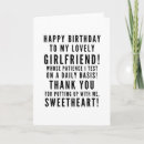 Search for girlfriends birthday cards Funny