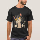 Search for peeking cat tshirts Kitty