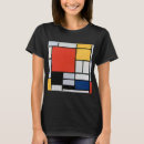 Search for mondrian tshirts Composition
