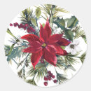 Search for holly leaf stickers Poinsettia