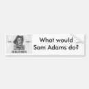 Search for sam bumper stickers Adams