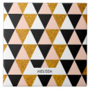 Search for rose gold geometric tiles Girly