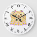 Search for lucky cat clocks Maneki neko