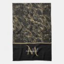 Search for black marble tea towels Black and gold