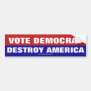 Search for destroyed bumper stickers Conservative