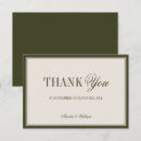 Search for olive green thank you cards Simple