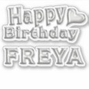 Search for freya stickers Birthday