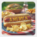 Search for hot dog with mustard stickers Food