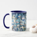 Search for snowman family mugs Blue