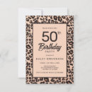 Search for animal 50th birthday invitations Trendy