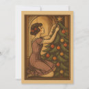 Search for art deco christmas cards Girl