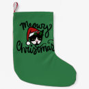 Search for tuxedo cat christmas stockings Santa