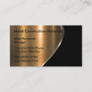 Search for bronze metal business cards Construction