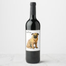 Search for bulldog wine labels Funny