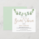 Search for eucalyptus leaves bridal shower invitations Elegant