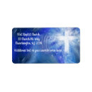 Search for christian church return address labels Bible