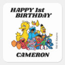 Search for sesame street birthday stickers Colourful kids party