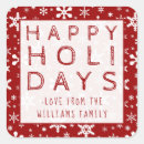 Search for red with white snowflakes stickers Xmas