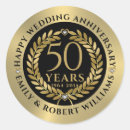 Search for gold laurel wreath stickers Anniversary