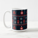 Search for gingerbread mugs Christmas pattern