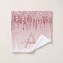 Search for gold glitter bath towels Pink