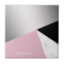 Search for black and white marble tiles Modern